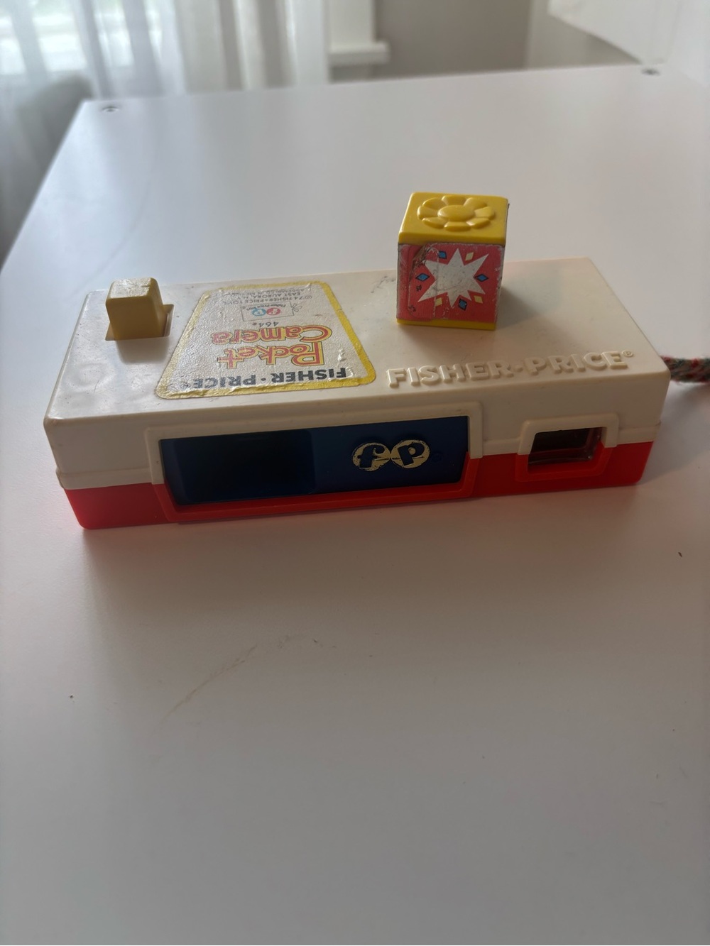 Vintage Fisher-Price Pocket Camera Toy w Animal Slides